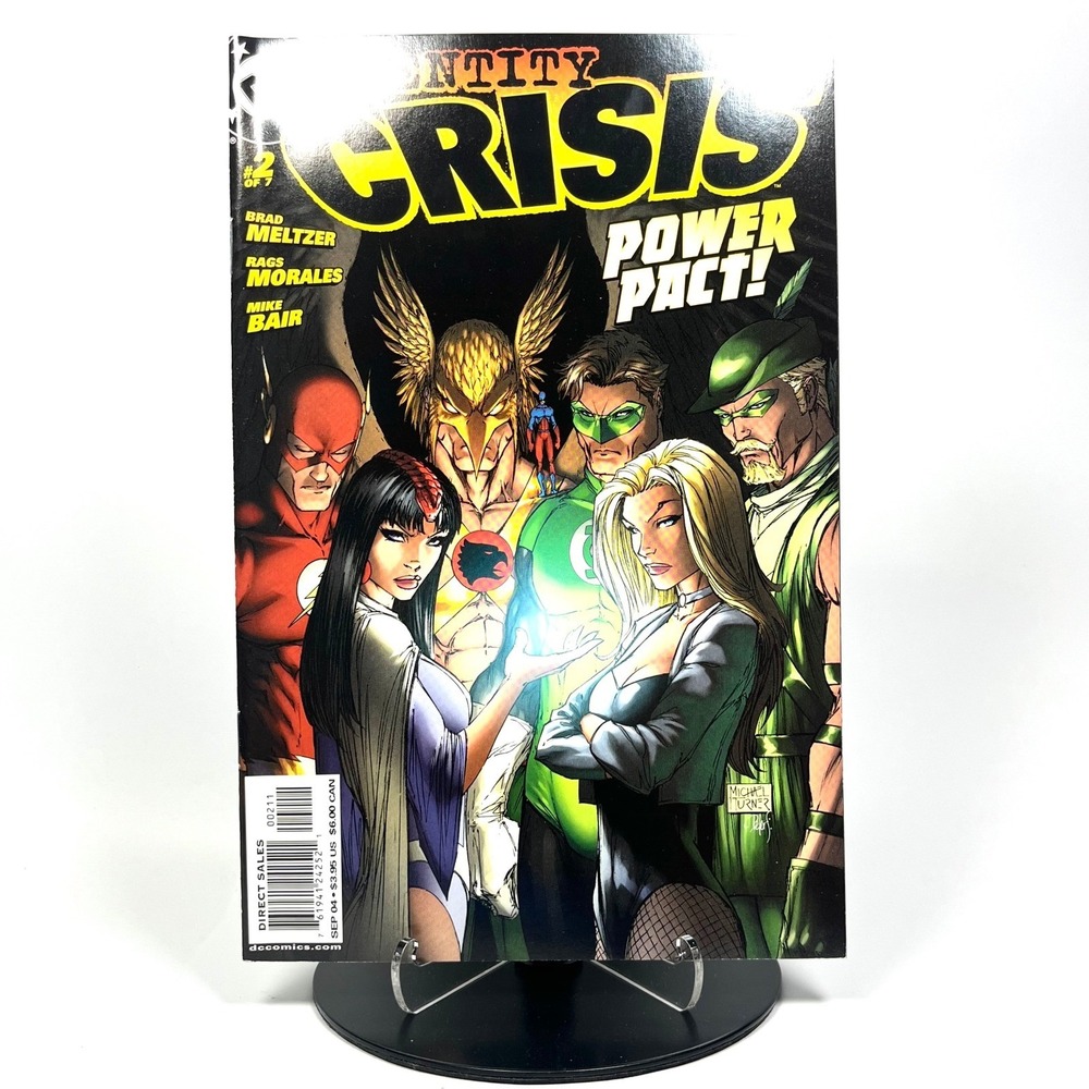 DC Identity Crisis 2 2004 Comic Book Brad Meltzer Michael Turner Justice League